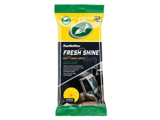 Turtle Wax Fresh Shine Matt Finish Wipes 24 stuks