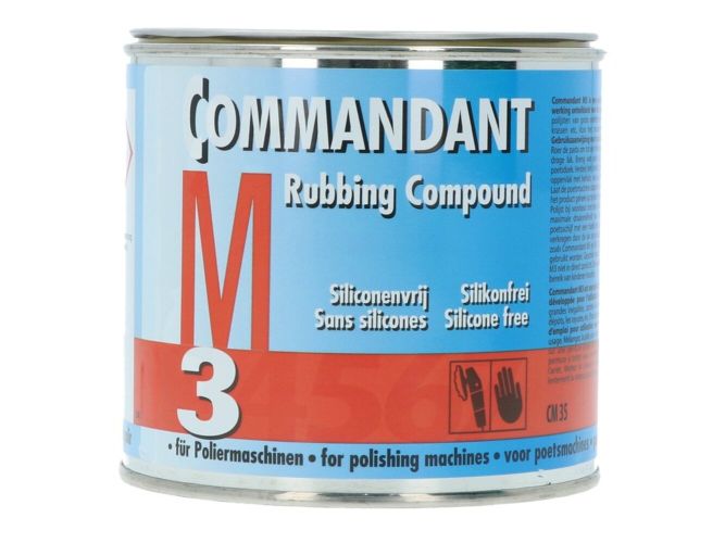 Commandant Rubbing Compound voor machine 500gr