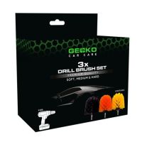 Gecko boorborstels rond set van 3